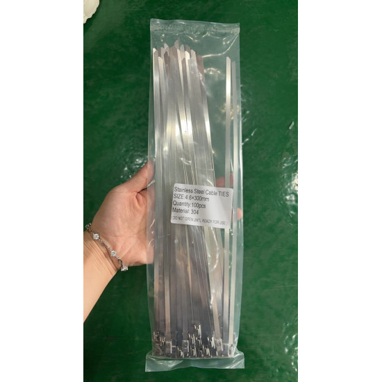 不銹鋼紮帶/束帶/金屬自鎖綁帶/固定帶