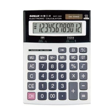SANLUX台灣三洋 SCP-1225計算機12位元